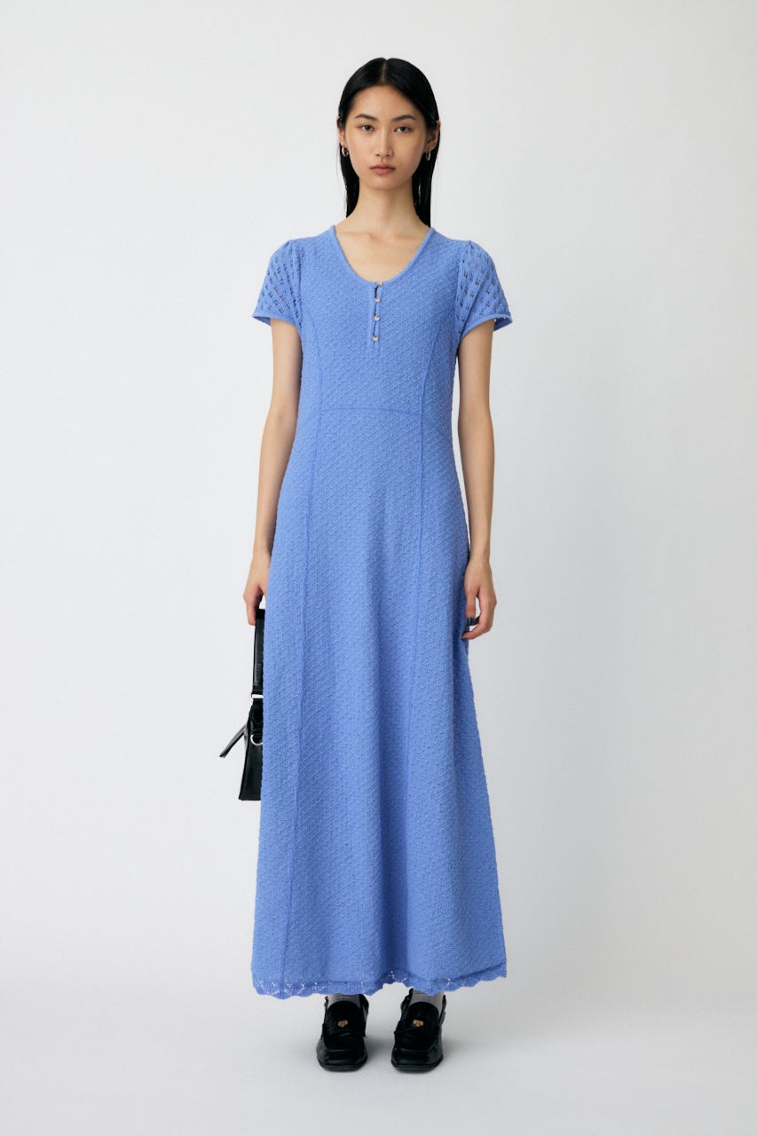 もも　MOUSSY MERMAID ドレス MOUSSY | MERMAID H/S レースドレス (ワンピース(ロング