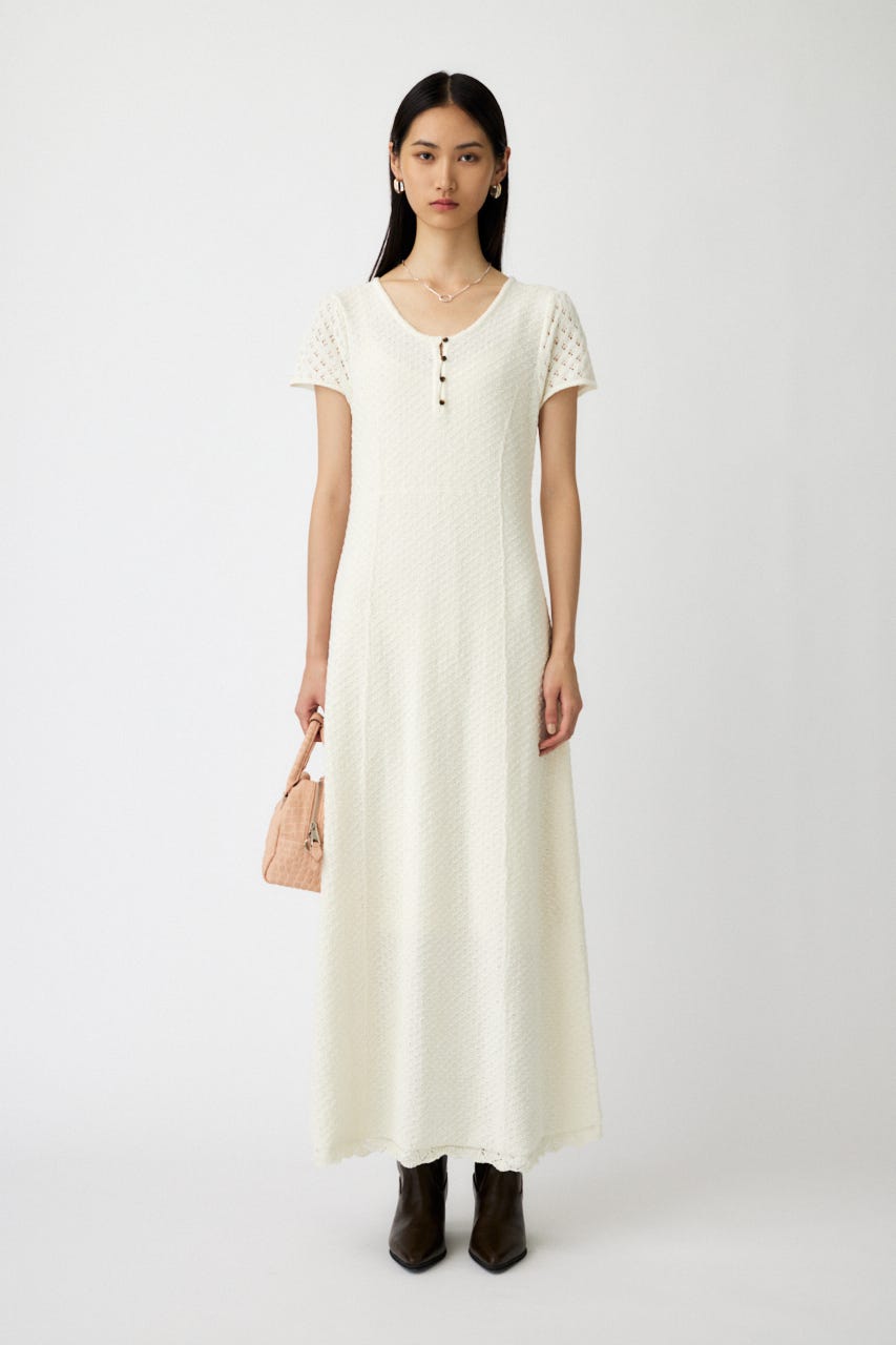 MOUSSY | OPEN NECK MERMAID ドレス (ワンピース(ロング