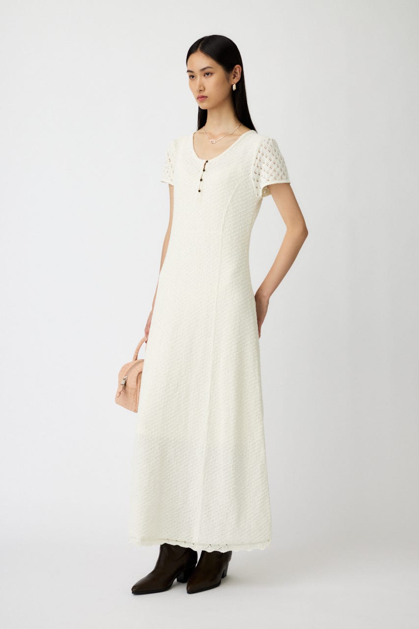 もも　MOUSSY MERMAID ドレス MOUSSY | MERMAID LACE ドレス (ワンピース(ロング） ) |SHEL