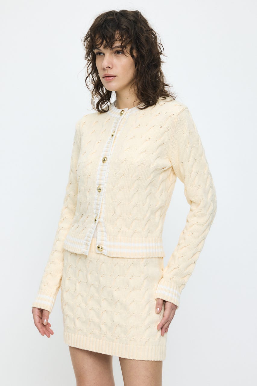 LINE CABLE 2PIECES セットアップ ECRU 1