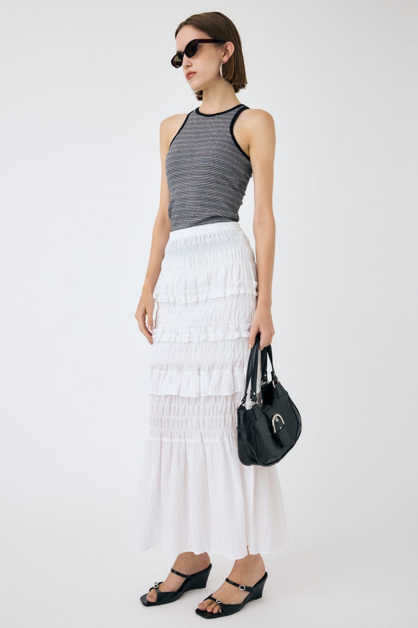 AMERICAN SLEEVE タンクトップ 柄BLK FREE