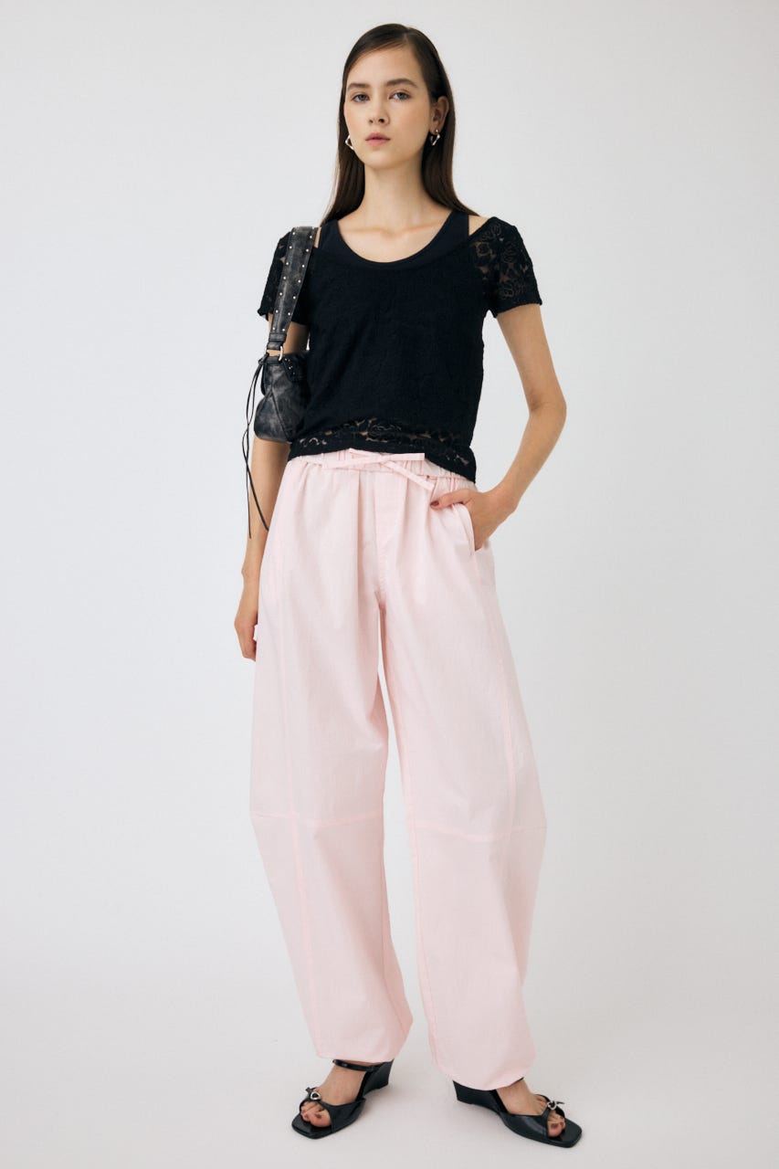 tシャツ LAYERED LACE トップス レディース MOUSSY | LAYERED LACE トップス (Tシャツ・カットソー(半袖