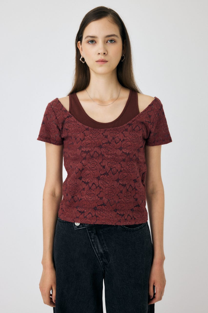 トップス OHESHIO layered stripe t-shirts トップス OHESHIO layered stripe t-shirts OHESHIO | LAYERED