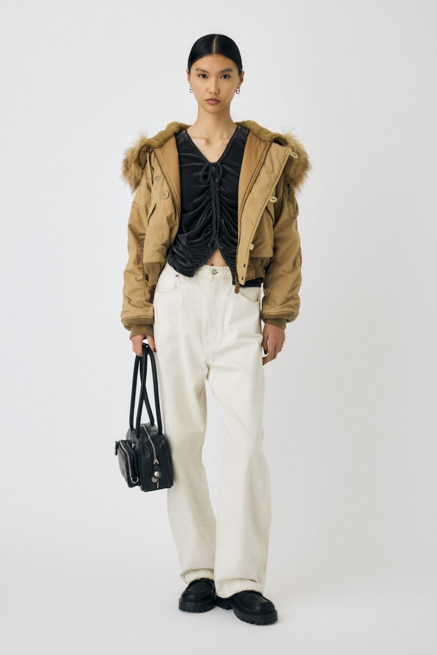 MOUSSY マウジー　SHEER VELOUR カーディガン MOUSSY | SHEER VELOUR カーディガン (Tシャツ・カットソー(長袖