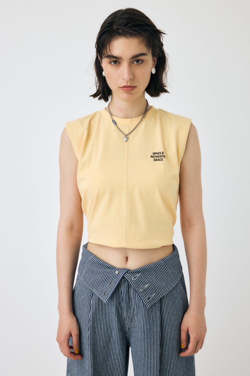 yossyページ♪ MOUSSY | TINY LETTER SLEEVELESS トップス (その他トップス