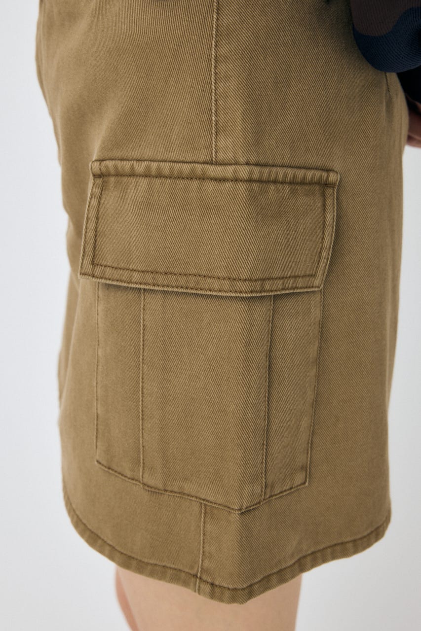 BELT MINI スカート BEG 2