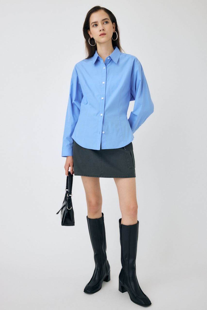 BELT MINI スカート D/GRY 2