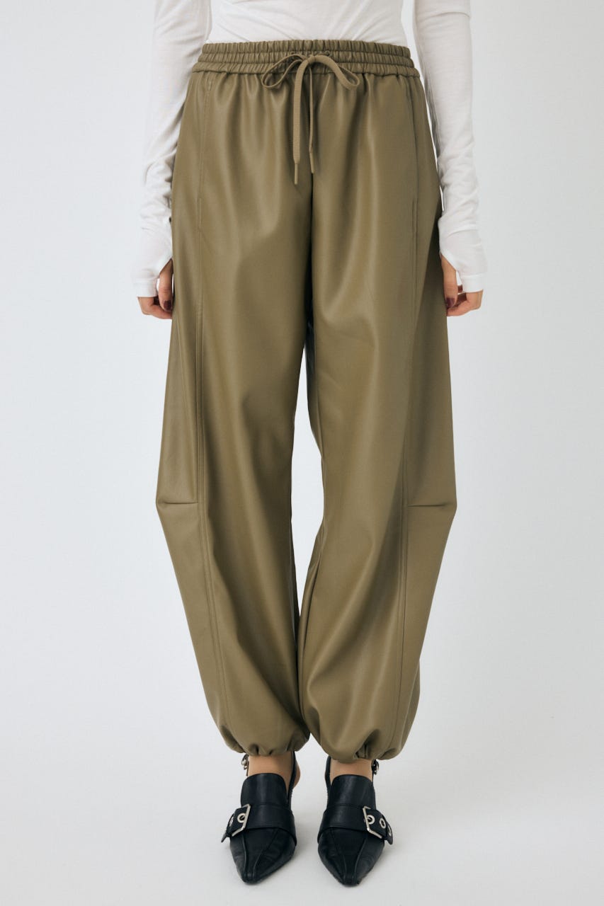 よっしー　0324 MOUSSY | 【先行予約特典対象商品】F/LEATHER JOGGER パンツ