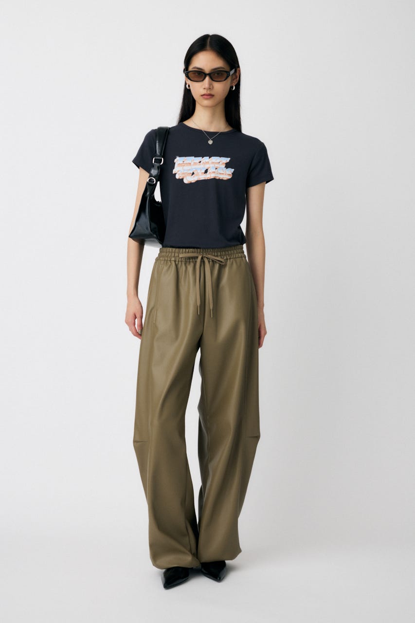小物 KOUSSY MOUSSY | 【先行予約特典対象商品】F/LEATHER JOGGER パンツ