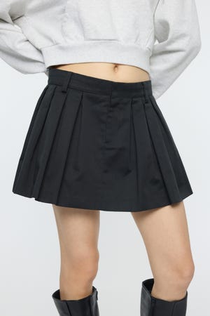 BOX TUCK ミニスカート