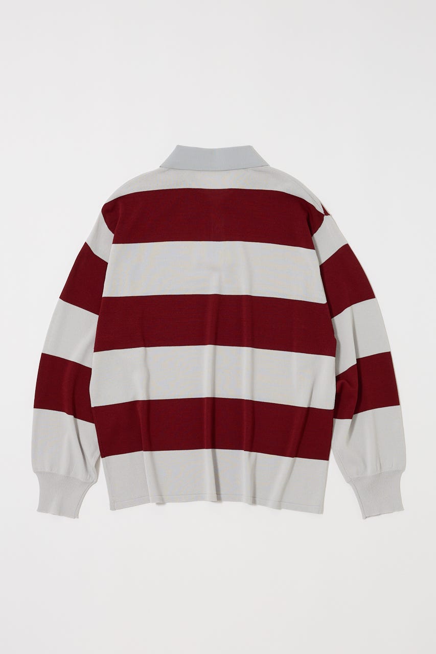 未使用級✨　Bibiy. 24SS ROSIE SHIRT KNIT ボーダー Bibiy. ROSIE SHIRT KNIT NAVY ビビィ ボーダー - メルカリ