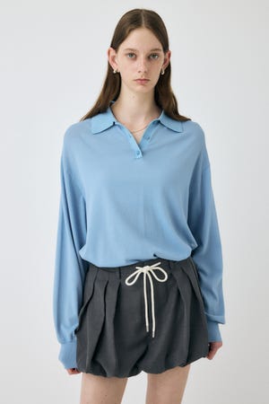 【美品】ピージージー ◡̈ ボーダーニット ONCILY（オンシェリー）の「HALF ZIP SHAGGY BORDER KNIT