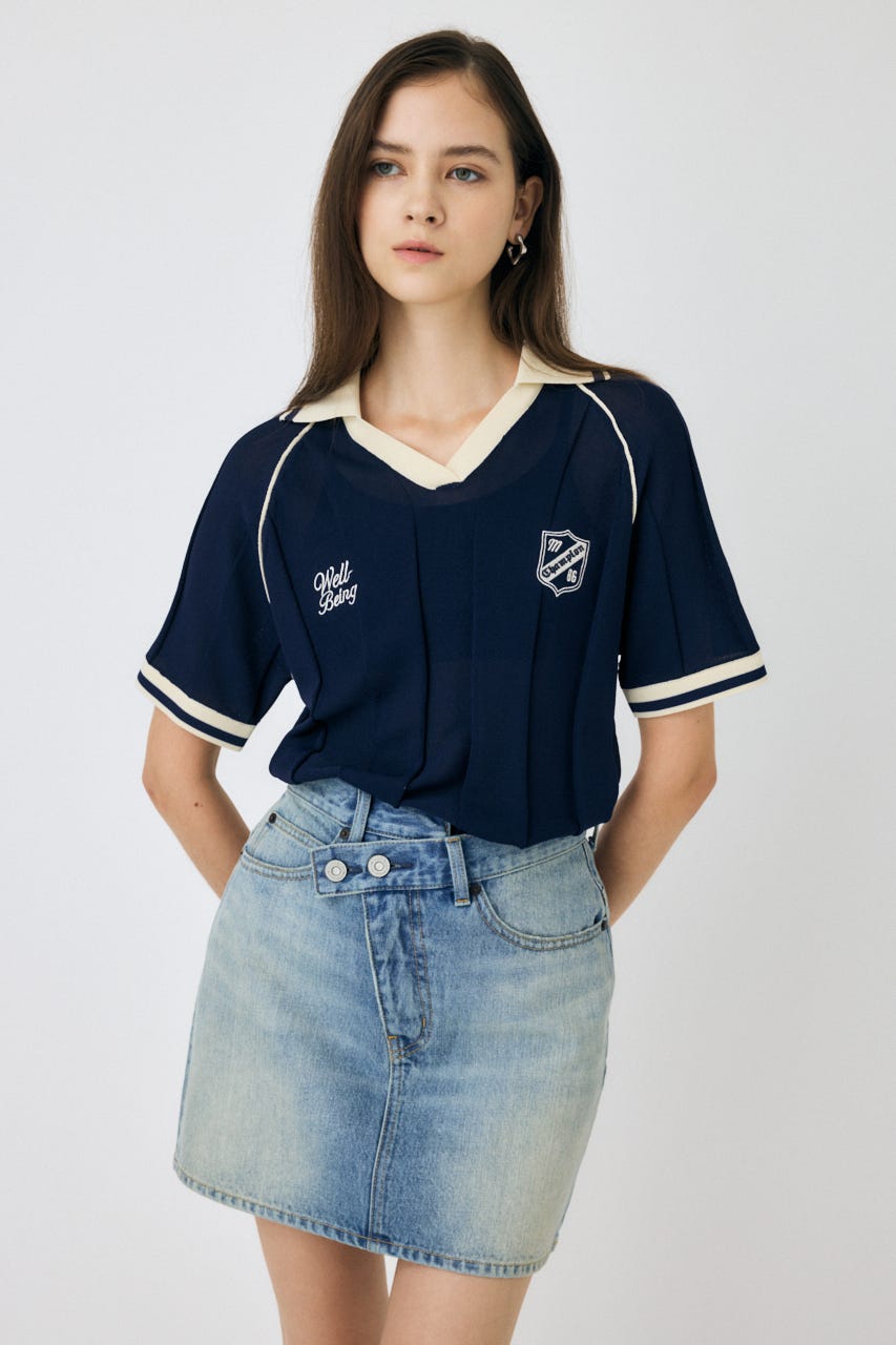moussy KNIT GAME シャツ KNIT GAME シャツ（ニット/セーター）｜MOUSSY（マウジー）の