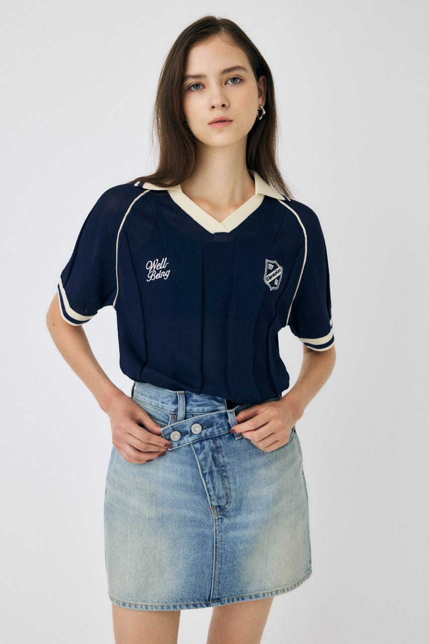 MOUSSY | H/S KNIT GAME シャツ (ニット ) |SHEL'TTER WEBSTORE