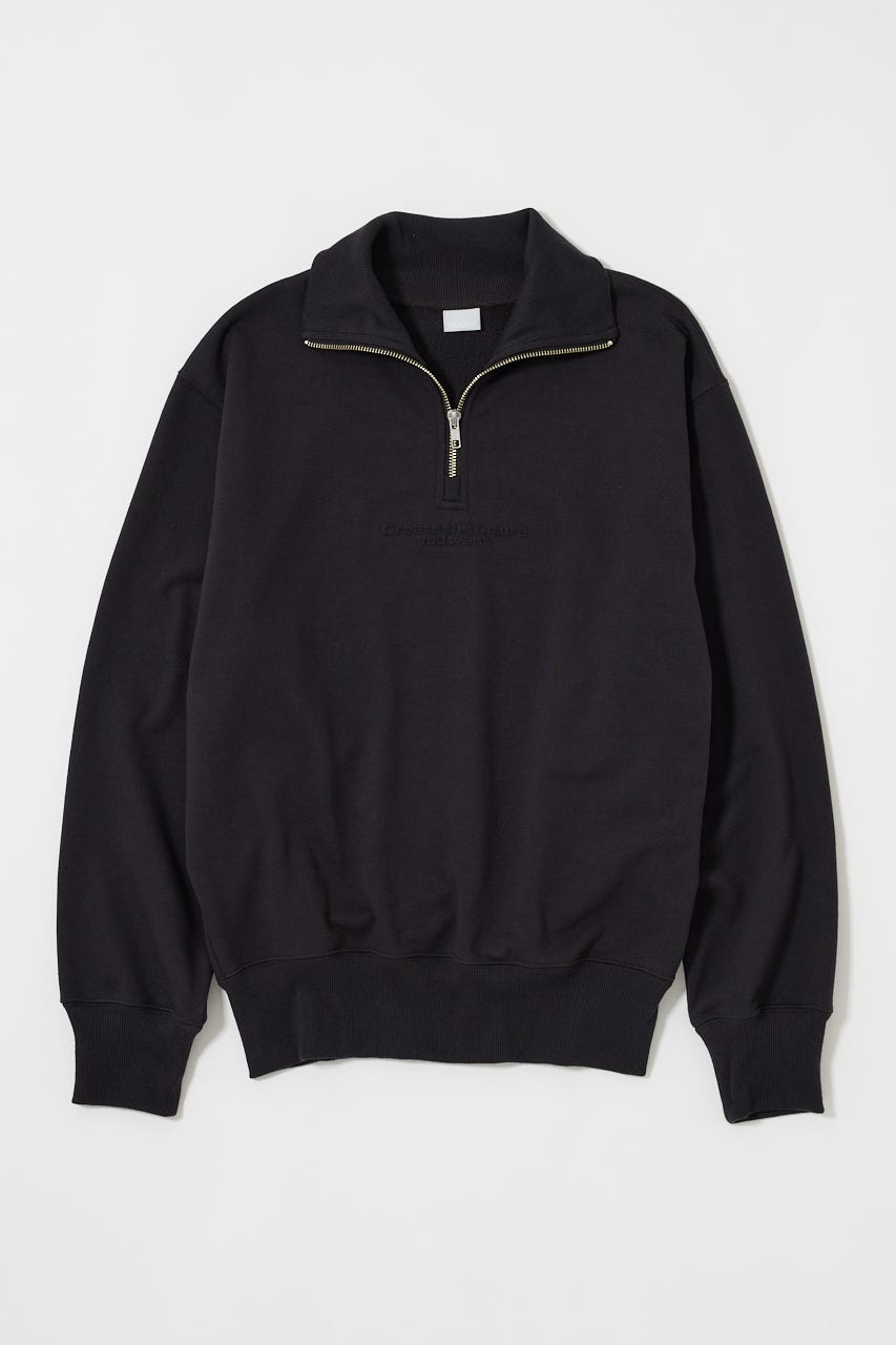 24/25 USS2 フリース ハーフジップトレーナー 黒 楽天市場】セール☆2990円→1490円 フリース刺繍ハーフZIP