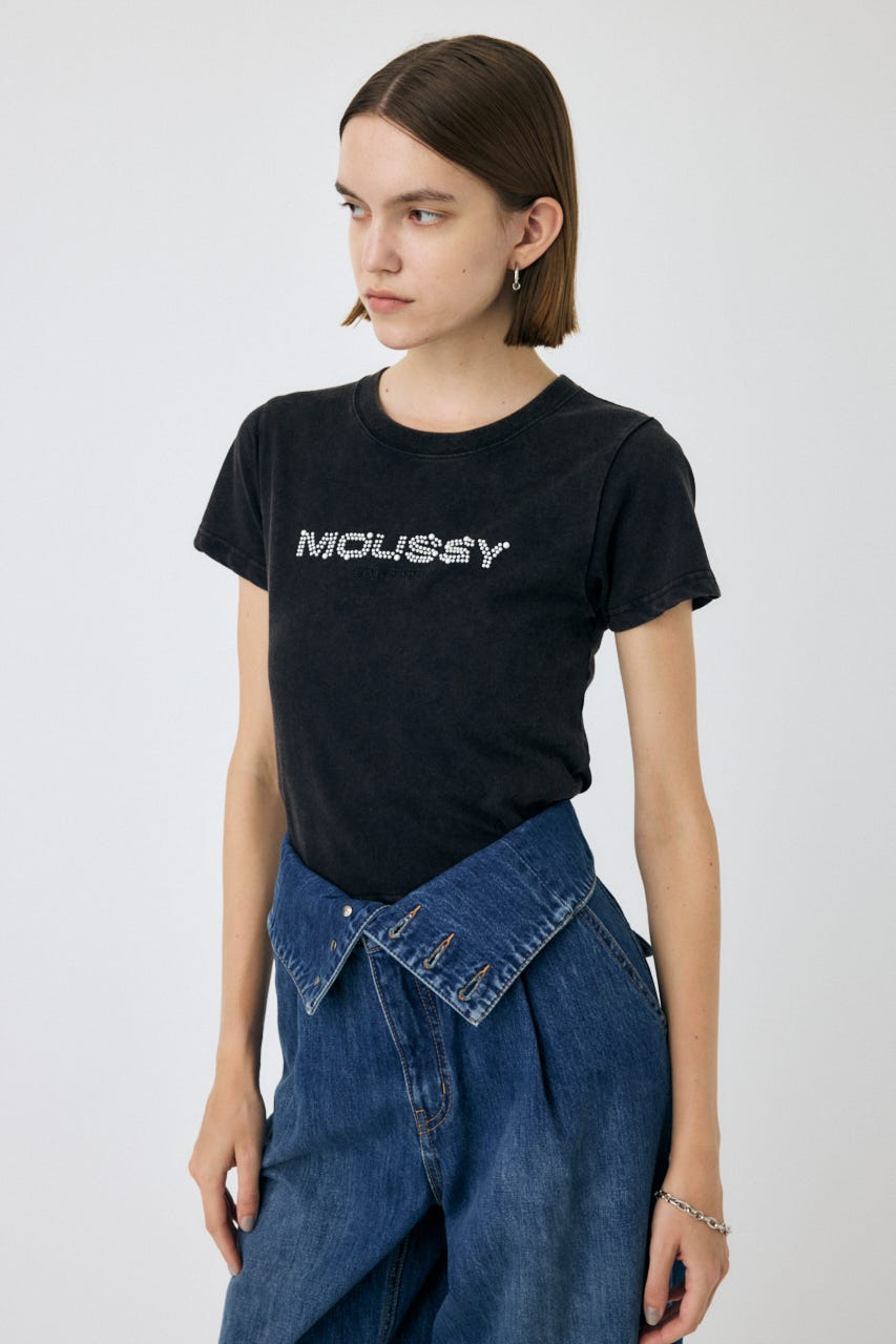 MOUSSY | LITTLE POPS ロゴ TEE (Tシャツ・カットソー(半袖