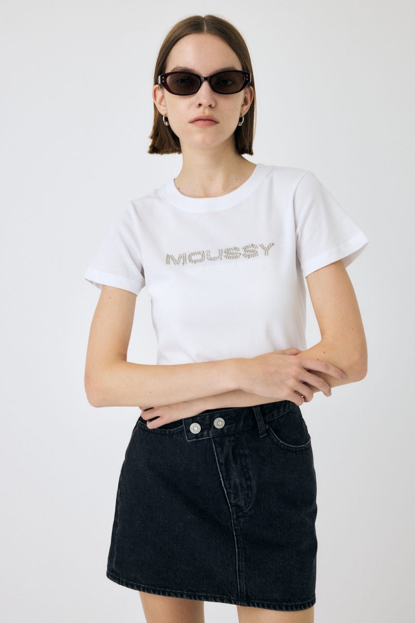 tシャツ LITTLE POPS LOGO Tシャツ レディース MOUSSY | LITTLE POPS ロゴ TEE (Tシャツ・カットソー(半袖