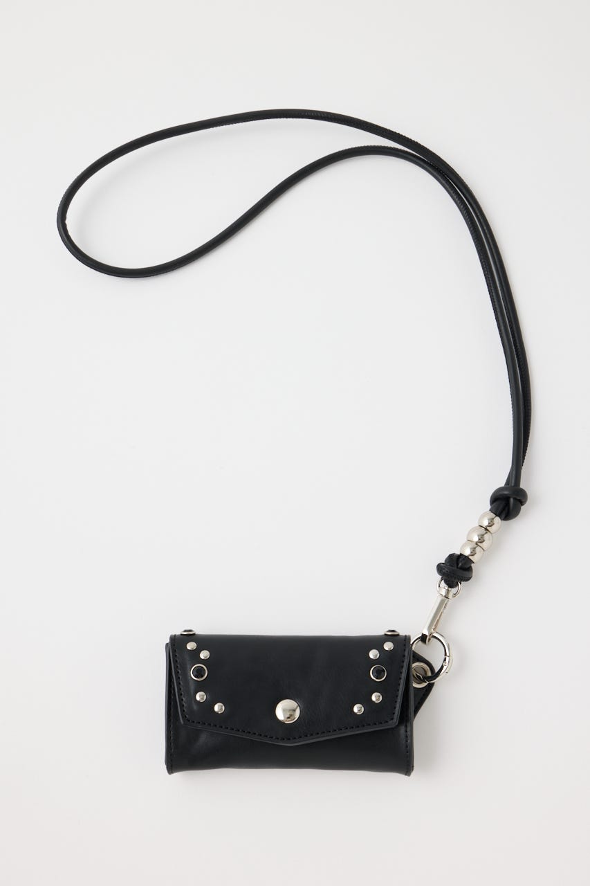 MOUSSY STUDS BAG& COIN CASEセット 新品 MOUSSY | STUDS COIN CASE（BLK） (ポーチ ) |SHEL'TTER WEBSTORE