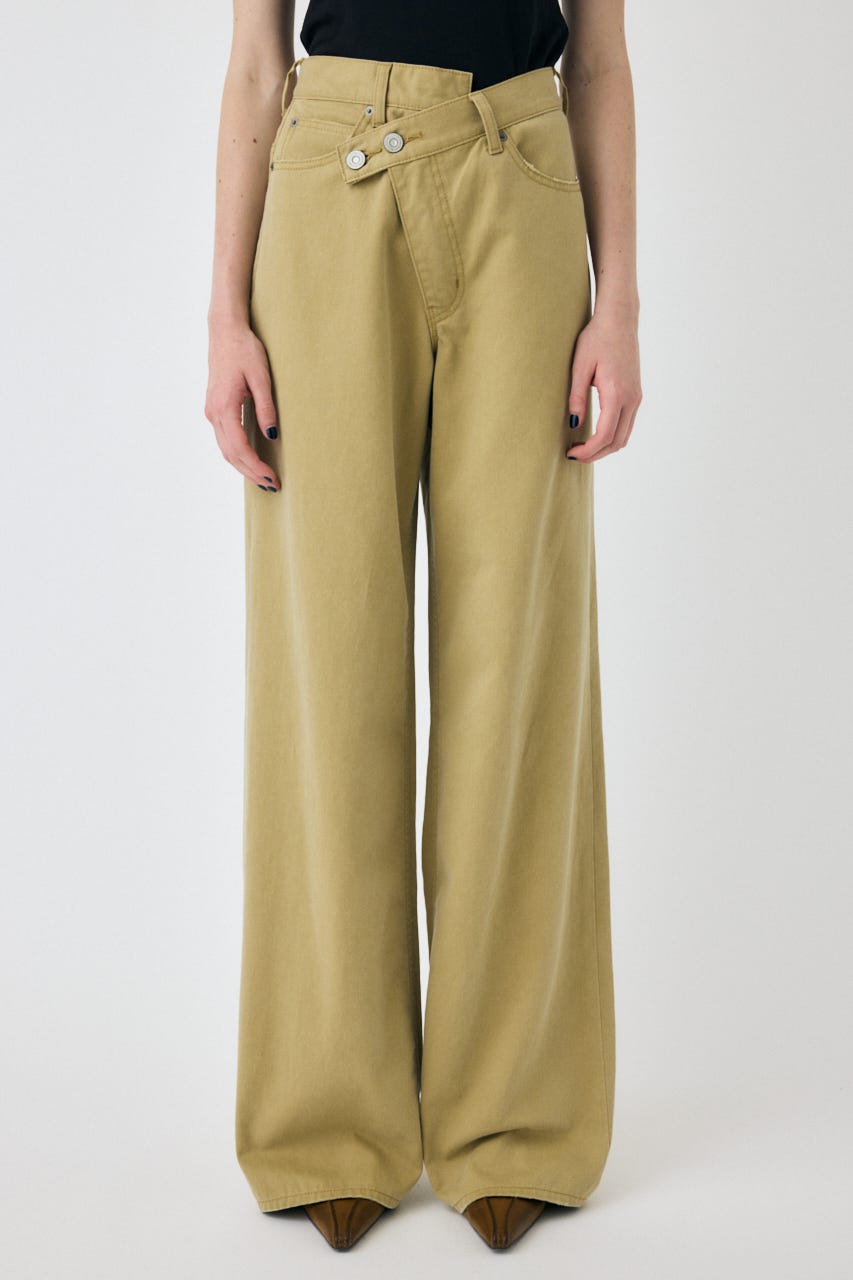 パンツ MOUSSY SW BELTED STRAIGHT PANTS MOUSSY SW BELTED STRAIGHT パンツ BLK -ファッション通販