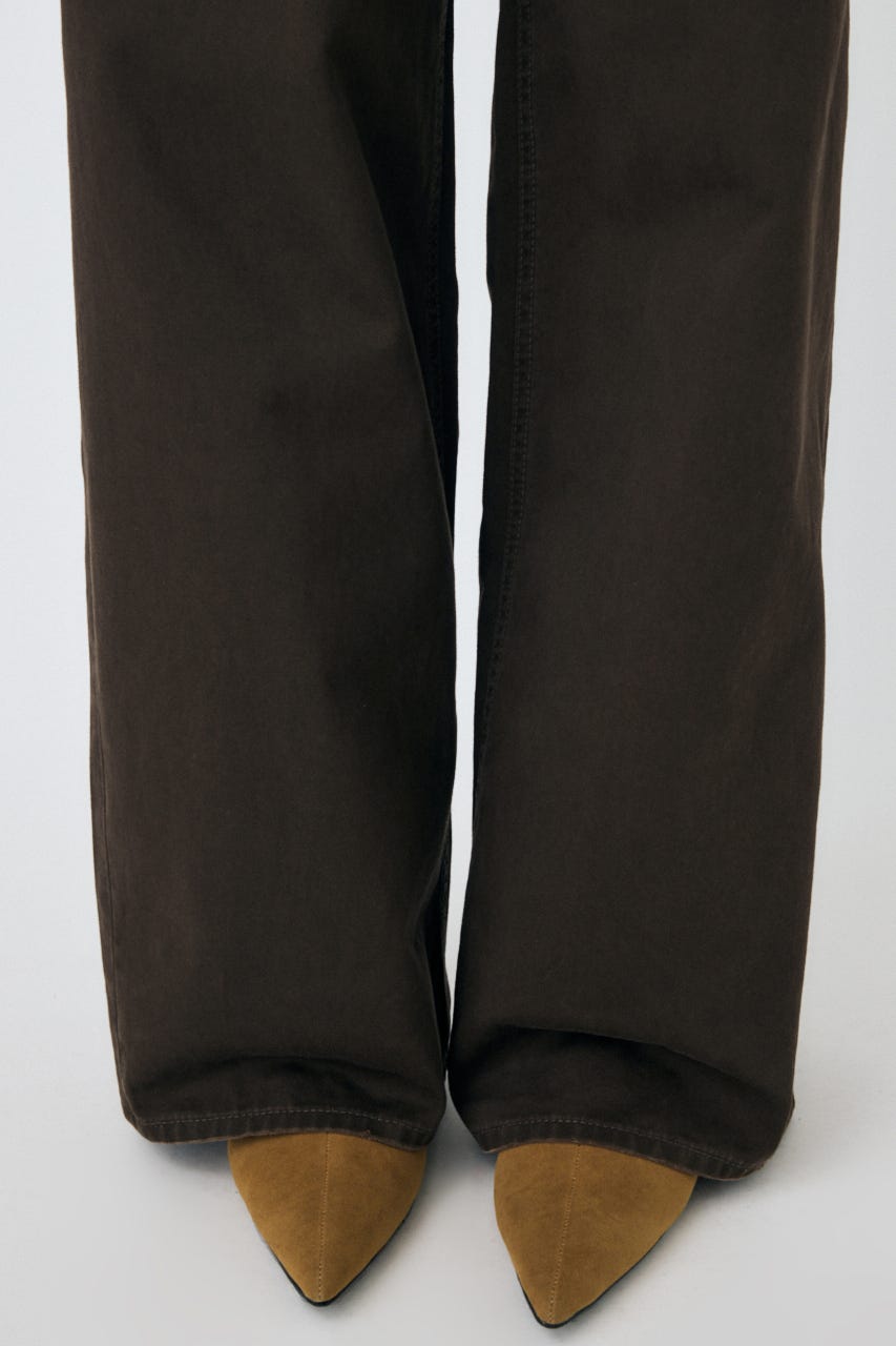 moussy CROSS CHINO WIDE STRAIGHT ブラウン 1 MOUSSY | CROSS CHINO WIDE STRAIGHT (ワイド ) |SHEL'TTER WEBSTORE