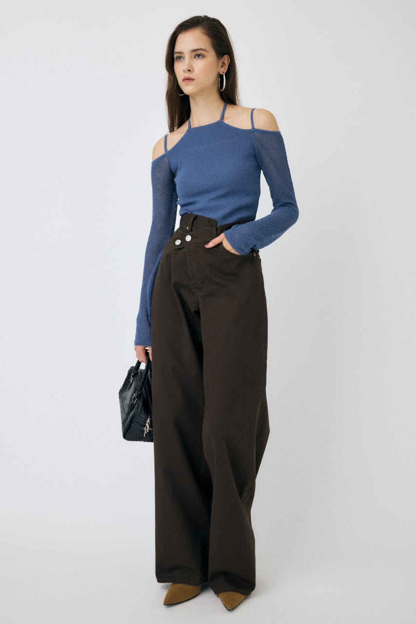 MOUSSY＊CROSS WAIST WIDE STRAIGHT Cross Waist Wide Straight – MOUSSY