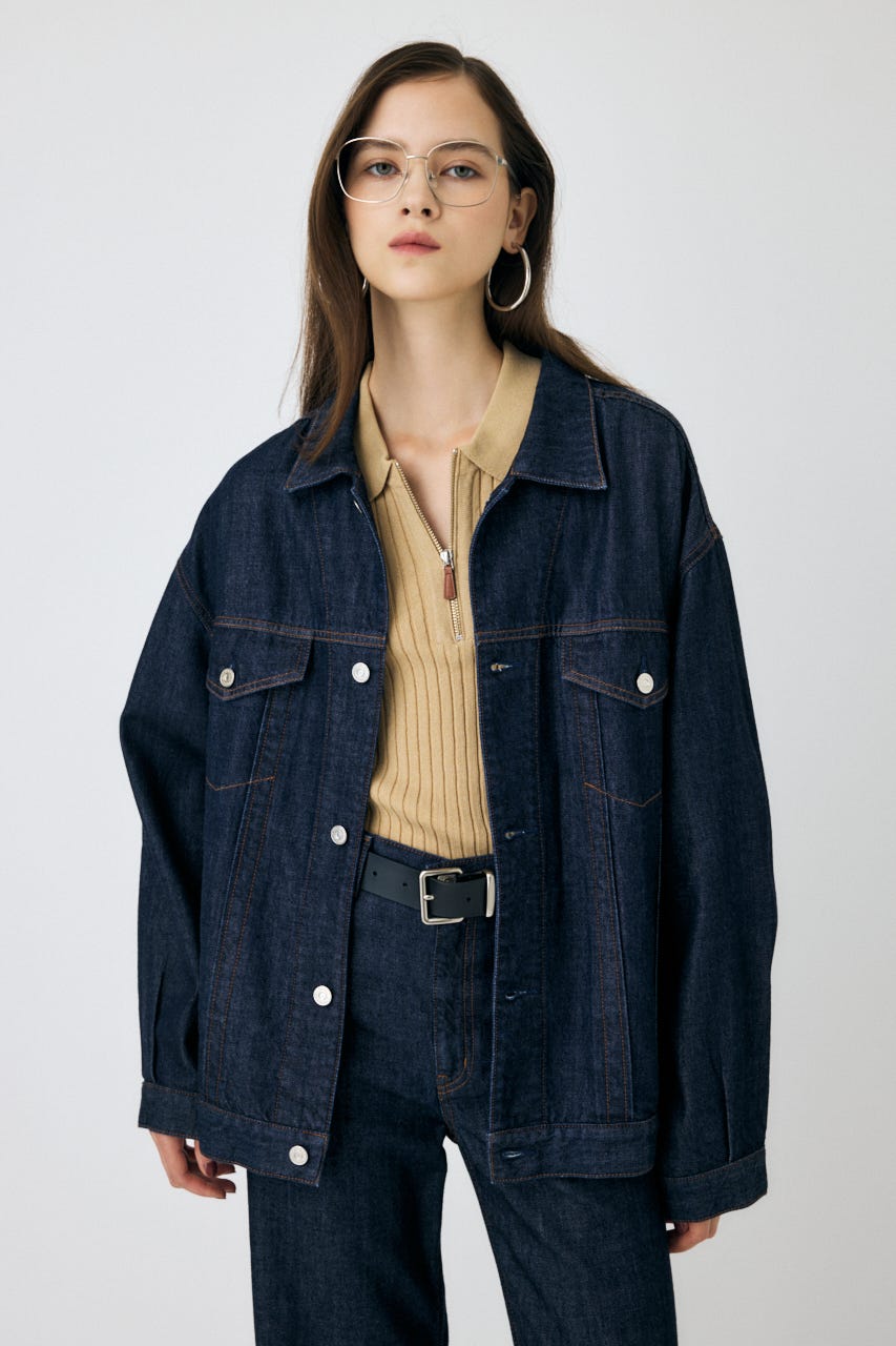 MOUSSY DENIM LONG ジャケット MOUSSY | 【otona MUSE掲載】TENCEL(TM) DENIM OVER ジャケット