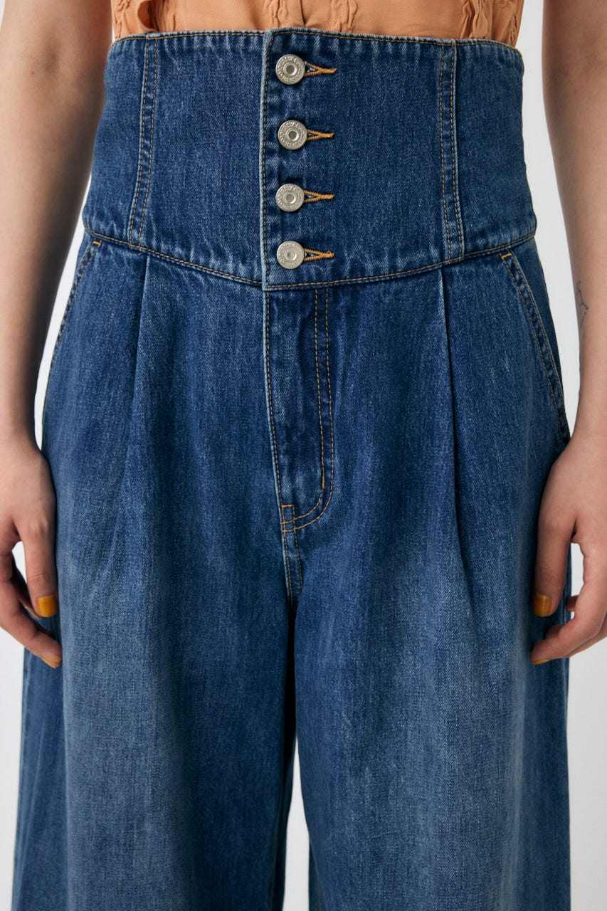 MOUSSY CORSET DESIGN バギー デニム　サイズ1 moussy｜CORSET DESIGN バギー デニム | Rakuten Fashion(楽天