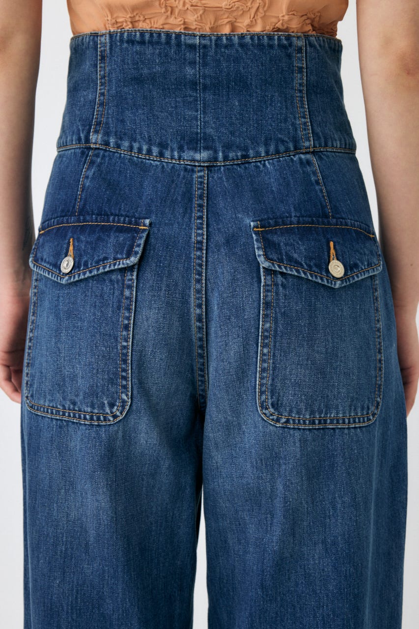 moussy CORSET DESIGN バギー デニム MOUSSY | CORSET DESIGN バギー デニム (ワイド ) |SHEL'TTER