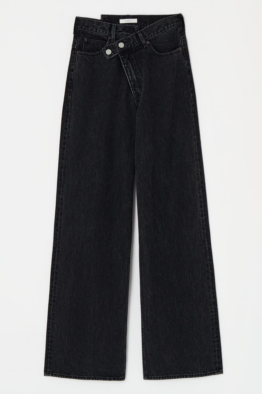MOUSSY | CROSS WAIST WIDE ストレート (ワイド ) |SHEL'TTER