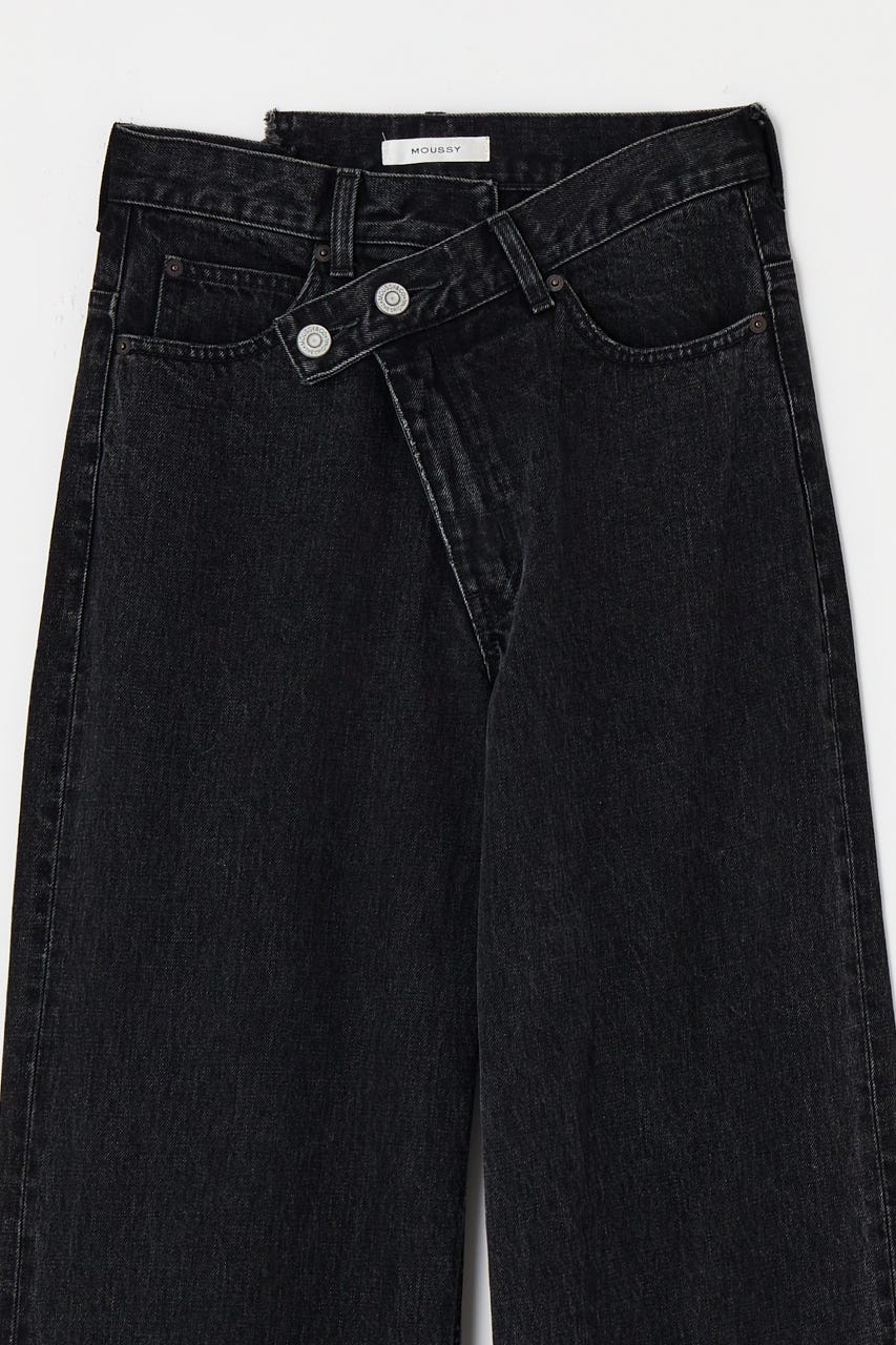 MOUSSY | CROSS WAIST WIDE ストレート (ワイド ) |SHEL'TTER