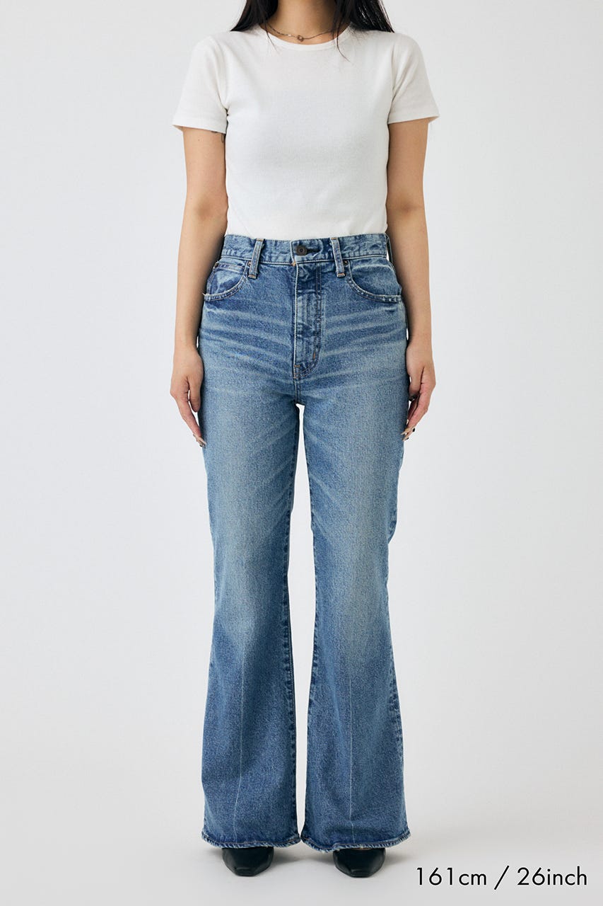MOUSSY MVS FLARE 25 ブラック ストレッチ フレア ブーツ Mvs Flare – MOUSSY