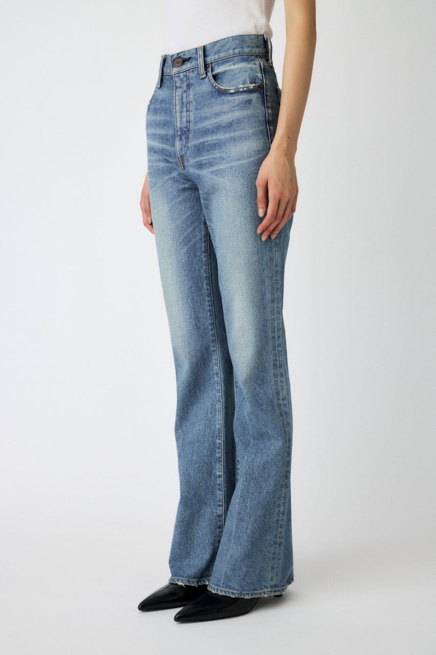 パンツ MOUSSY MVS FLARE BLU 27 inch MOUSSY | MVS FLARE (フレア ) |SHEL'TTER WEBSTORE