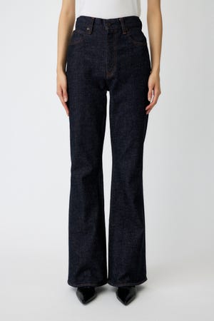 moussy ブラックフレアデニム 24 MOUSSY MVS BLACK FLARE 24 - メルカリ