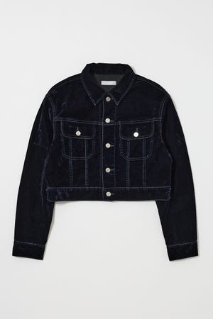 moussy ショート丈 ニットブルゾン アウター