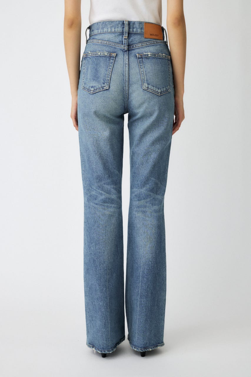 【丈長め】25インチ moussy MVS FLARE(L) / ロングサイズ MVS BLACK FLARE(L) ／ ロングサイズ｜マウジーの通販｜&mall