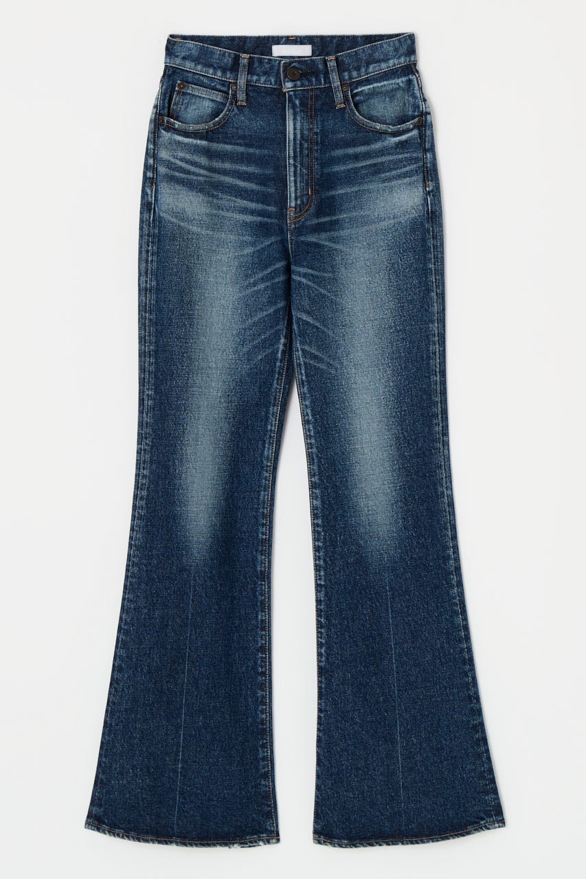 MOUSSY MVS D/BLU FLARE フレアデニム 26inch MOUSSY | MVS D/BLU FLARE / ロングサイズ (フレア ) |SHEL'TTER