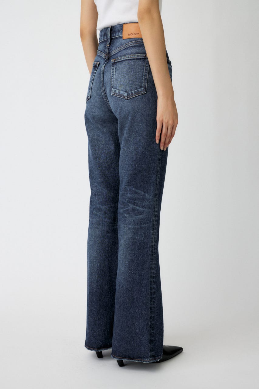 moussy MVS FLARE 25inch ブルー MOUSSY | MVS D/BLU FLARE / ロングサイズ (フレア ) |SHEL'TTER