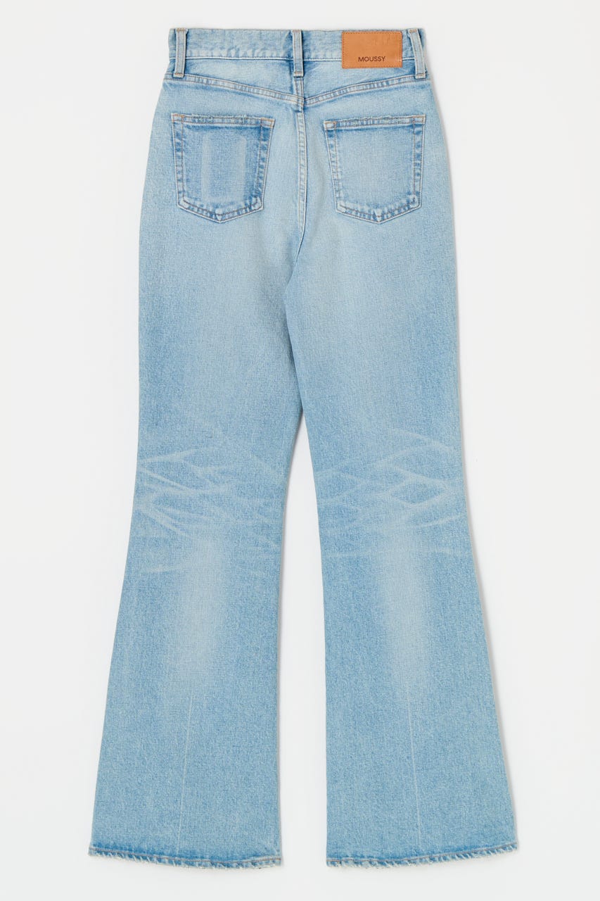 MOUSSY MVSフレア ブルー 28inch MOUSSY MVSフレア ブルー 28inch マウジー】MVSフレアパンツに新
