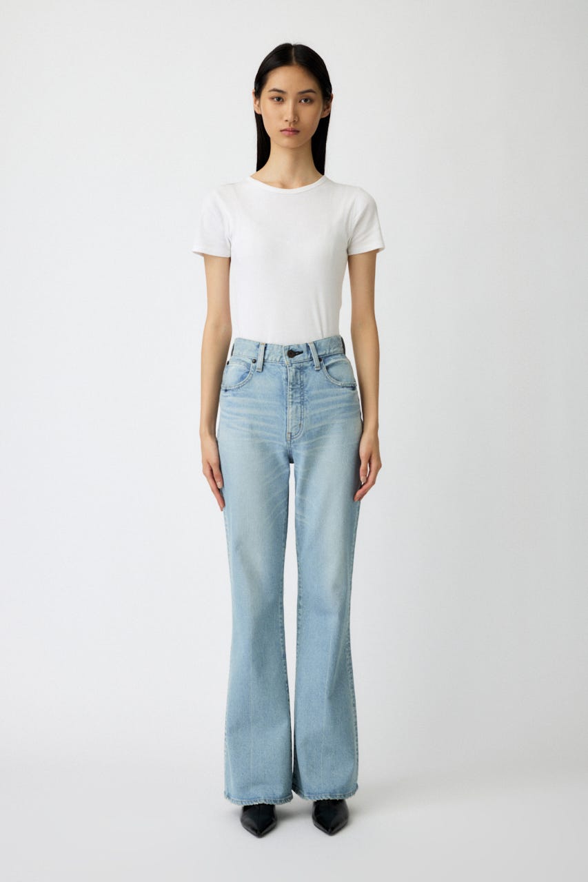 MOUSSY | MVS L/BLU FLARE (フレア ) |SHEL'TTER WEBSTORE