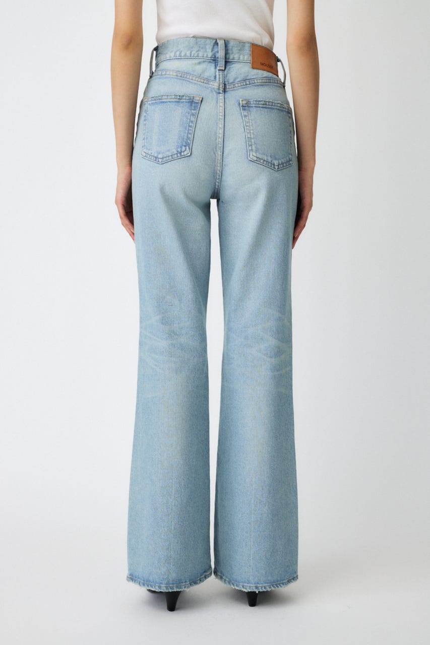 moussy mvs flare デニム MOUSSY マウジー moussy MVS FLARE （ブルー） -ファッション