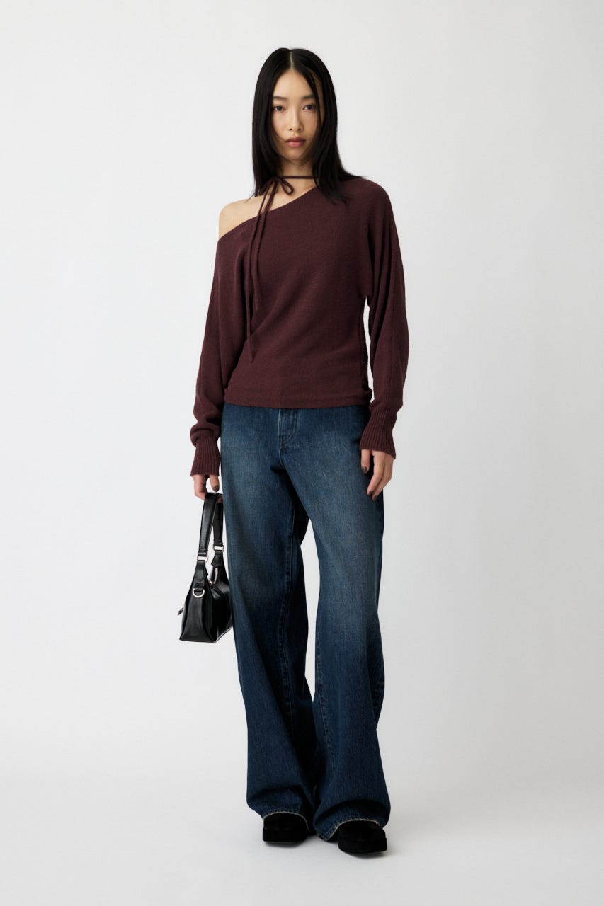 【MOUSSY】ONE SHOULDER Tシャツ 2025ss MOUSSY | ONE SHOULDER TEE (Tシャツ・カットソー(半袖) ) |SHEL