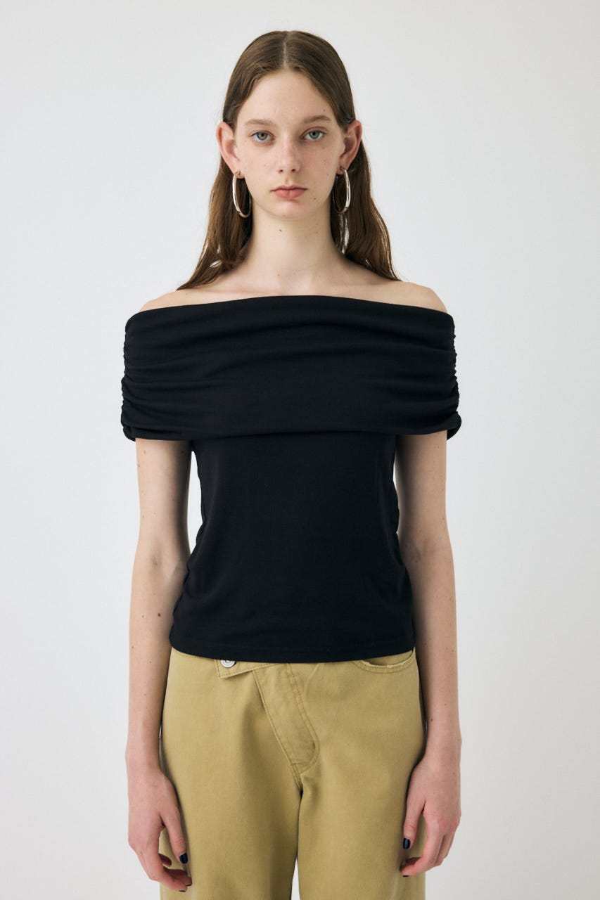 【中古品】MOUSSY トップス サイドラッフルアシンメトリートップス｜WOMEN｜250HSF80-291E