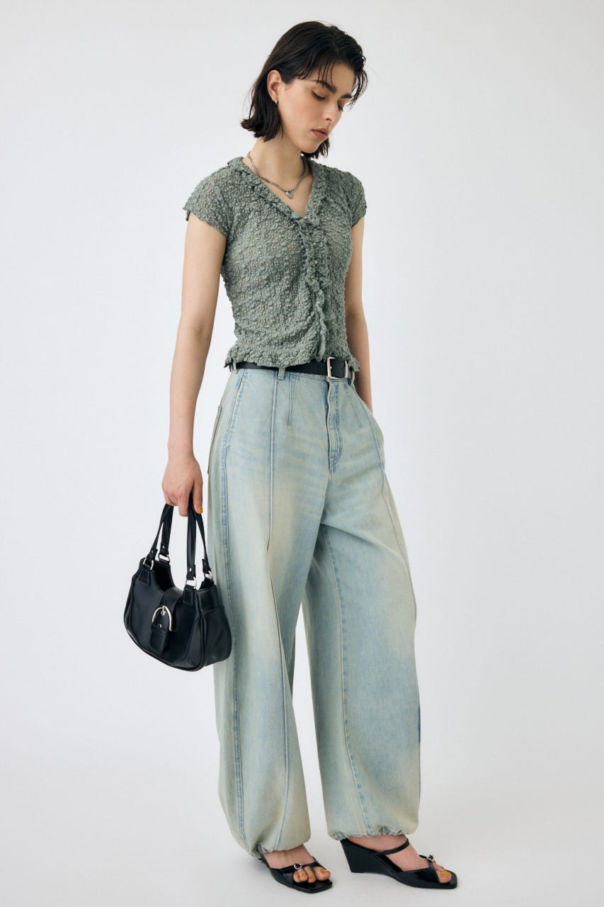 トップス mamiii Eco Eara Floral Mesh Bodysuit | GUESS Factory