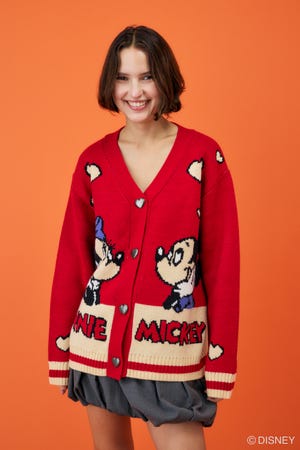 トップス Disney SERIES CREATED by MOUSSY Disney SERIES CREATED by MUS | MD JAQUARD ニットトップス