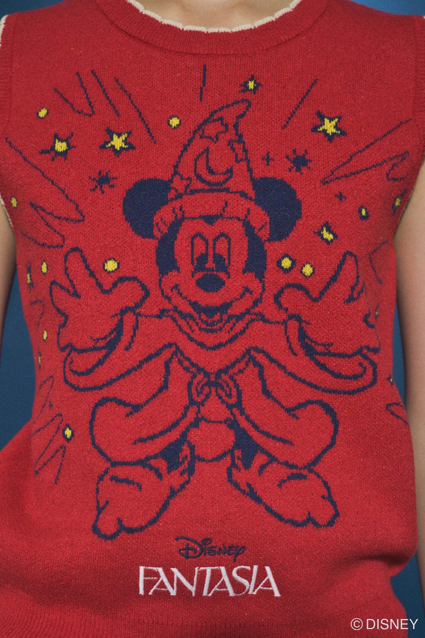 muque テレフォンT Disney SERIES CREATED by MUS | MD MAGIC 4U ニット (タンク