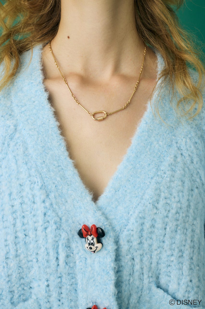 【タグ付き】ディズニー　moussy ニット　クリスマス　ミニーマウス ほぼ新品】MOUSSY マウジー ディズニー ミニー ニット セーター