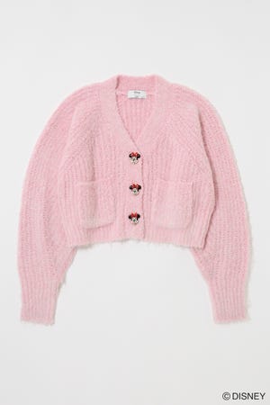 MD FACE BUTTON カーディガン / MINNIE