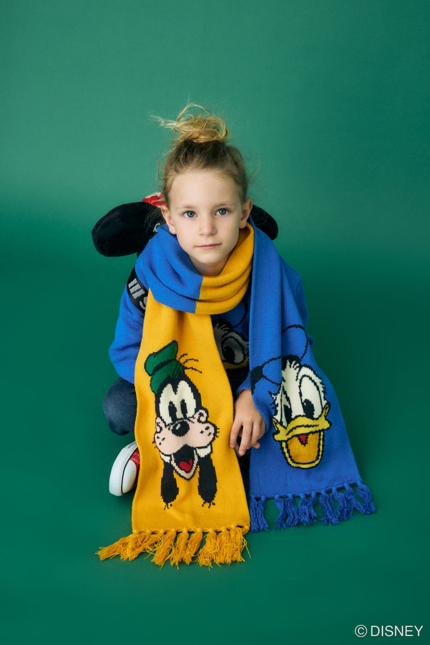 マークアンドロナ ニットセーター Disney ディズニー 弟子くん ゴルフ マークアンドロナ ニットセーター Disney ディズニー 弟子くん