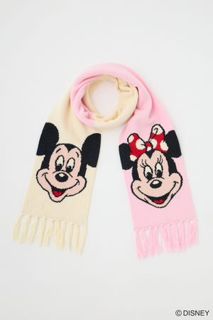 Disney SERIES CREATED by MUS | MD FACE ニットマフラー