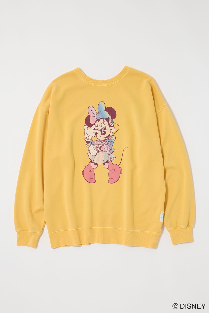 マウジー MD COLOR SLVS プルオーバー MICKEY ディズニー MD BACKWARDS MM OVERSIZED プルオーバー（スウェット）｜Disney